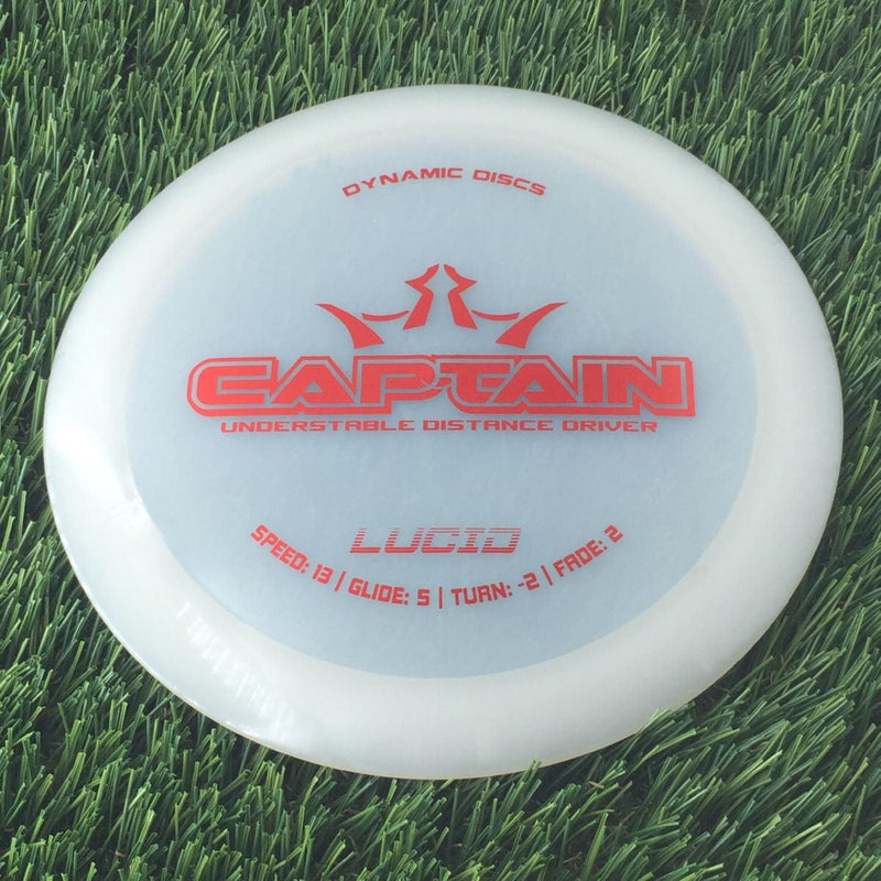 Dynamic Discs Lucid Captain - 173g - Translucent Off White