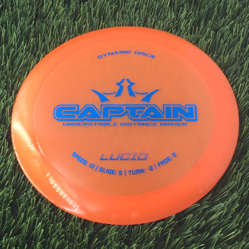 Dynamic Discs Lucid Captain - 174g - Translucent Orange