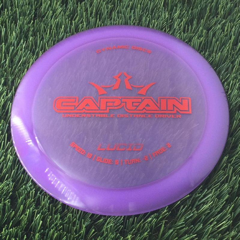 Dynamic Discs Lucid Captain - 175g - Translucent Purple