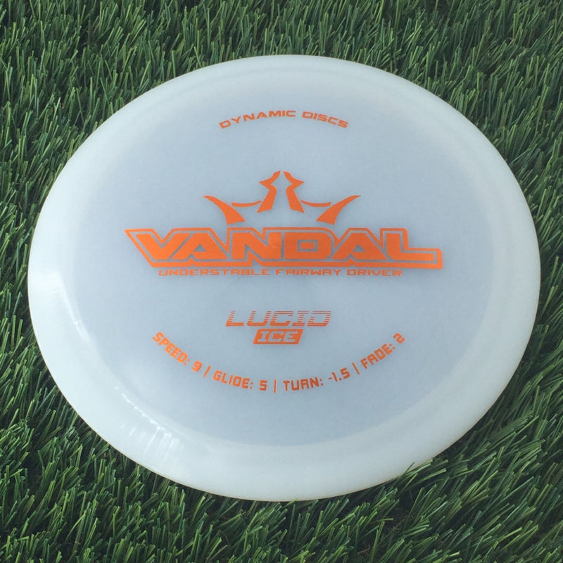 Dynamic Discs Lucid Ice Vandal - 172g - Translucent White