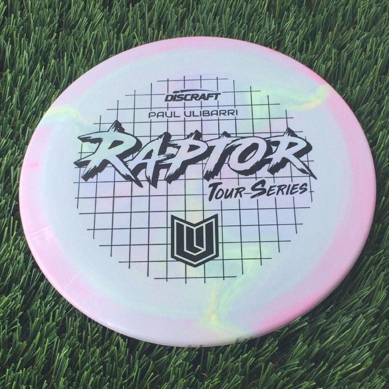 Discraft ESP Swirl Raptor with Paul Ulibarri Tour Series 2022 Stamp - 174g Grey