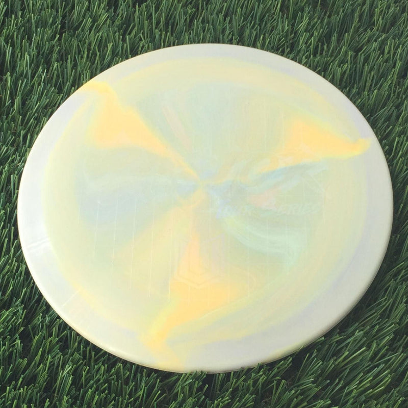 Discraft ESP Swirl Raptor with Paul Ulibarri Tour Series 2022 Stamp - 174g Muted Yellow