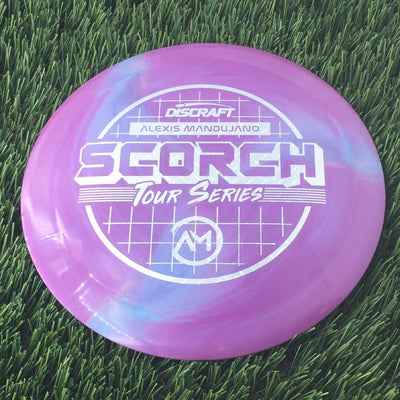 Discraft ESP Swirl Scorch with Alexis Mandujano Tour Series 2022 Stamp - 169g Purple