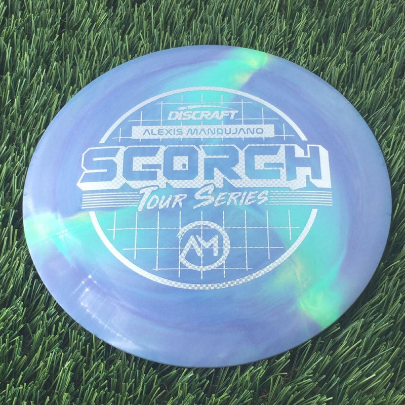 Discraft ESP Swirl Scorch with Alexis Mandujano Tour Series 2022 Stamp - 169g Blue