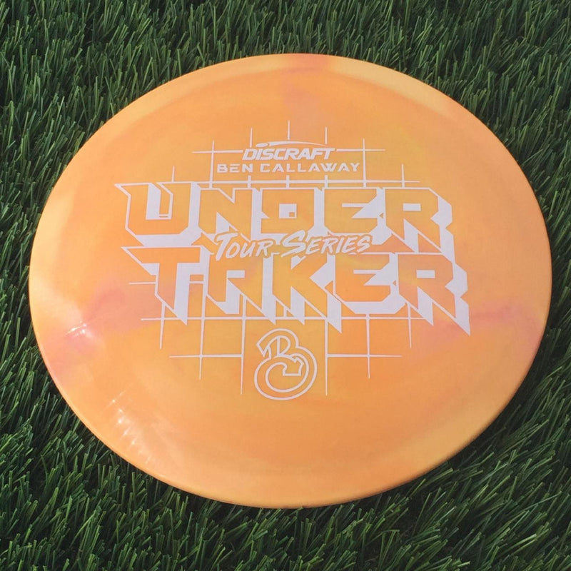 Discraft ESP Swirl Undertaker with Ben Callaway Tour Series 2022 Stamp - 174g Orange