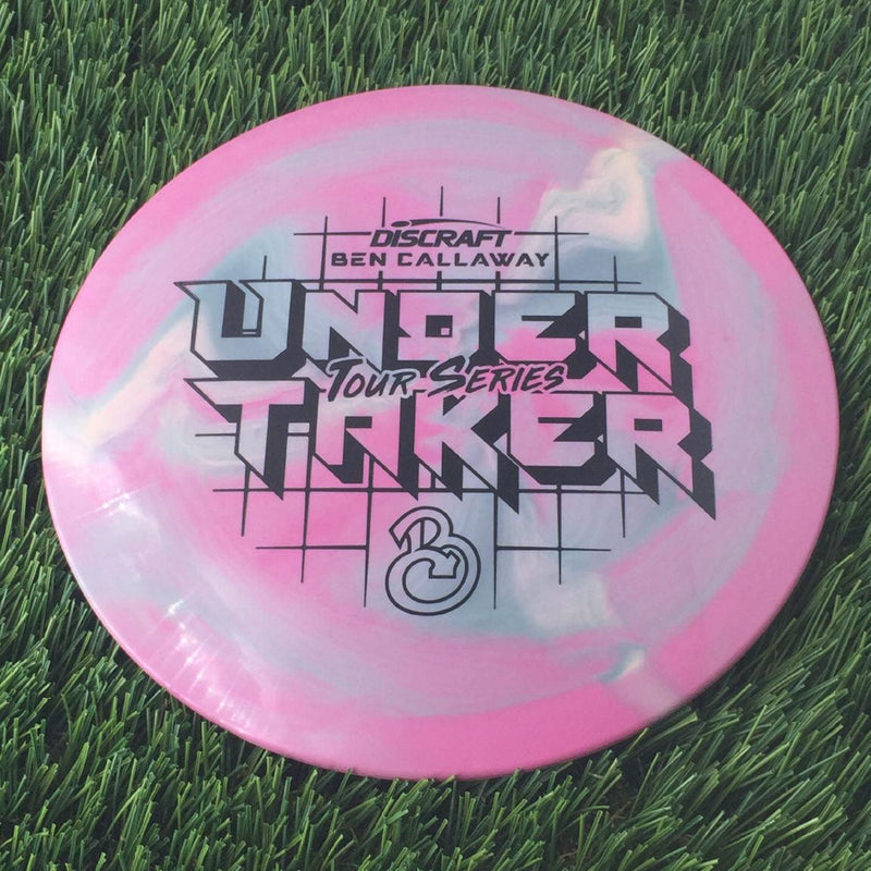 Discraft ESP Swirl Undertaker with Ben Callaway Tour Series 2022 Stamp - 174g Dark Pink