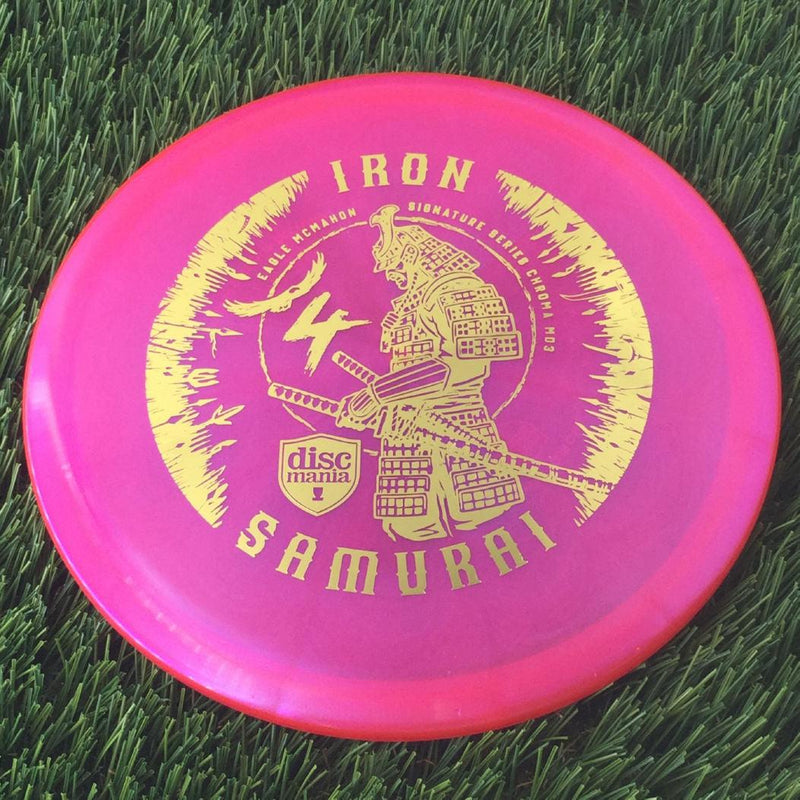 Discmania Chroma C-Line MD3 with Eagle McMahon Signature Series Iron Samurai 4 Stamp - 176g - Translucent Red