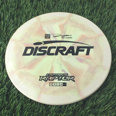 Discraft ESP Swirl Captain's Raptor with Paul Ulibarri Stamp - 172g Brown