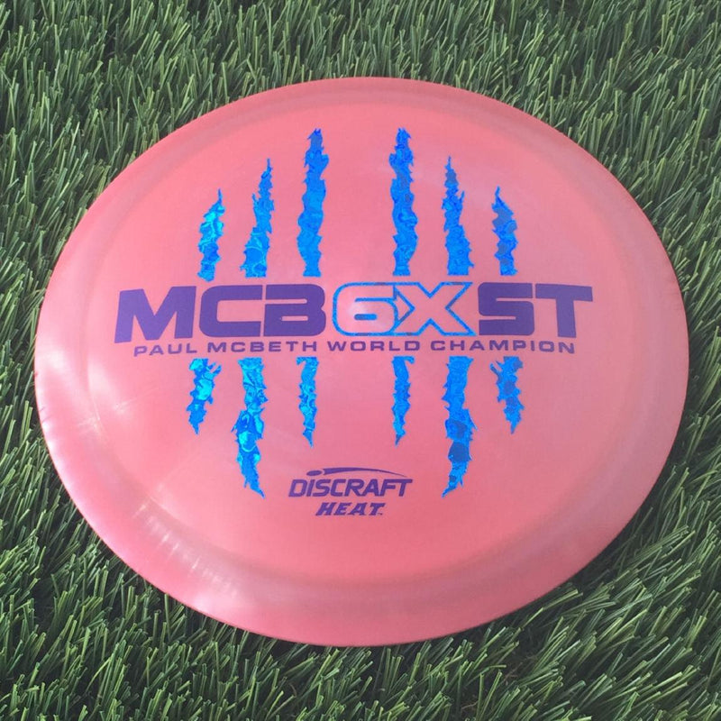 Discraft ESP Swirl Heat with McBeast 6X Claw PM World Champ Stamp - 174g Red