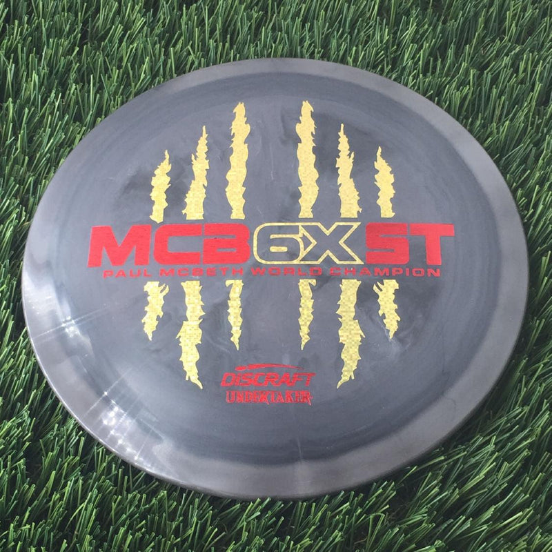 Discraft ESP Swirl Undertaker with McBeast 6X Claw PM World Champ Stamp - 174g Grey