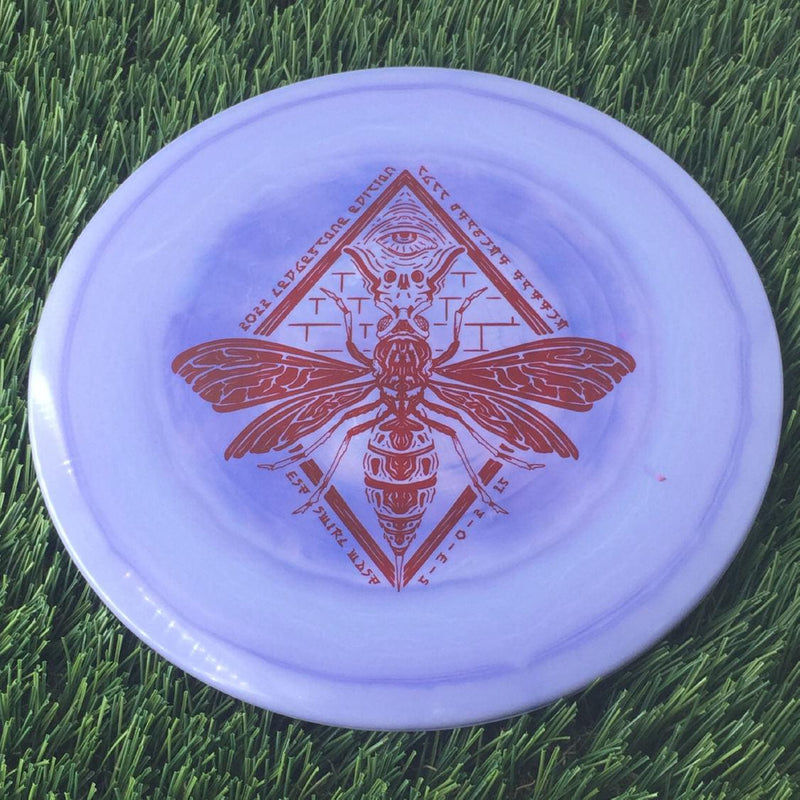 Discraft ESP Swirl Wasp with 2023 Ledgestone Edition - Wave 1 Stamp - 176g Purple