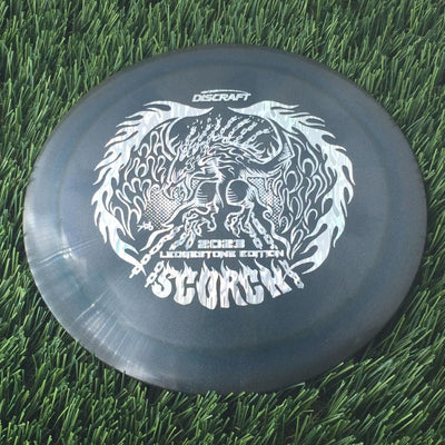 Discraft Elite Z Metallic Swirl Scorch with 2023 Ledgestone Edition - Wave 1 Stamp - 172g - Translucent Dark Blue