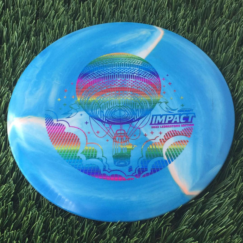 Discraft ESP Swirl Impact with 2023 Ledgestone Edition - Wave 1 Stamp - 180g Blue