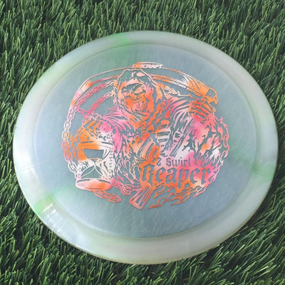 Discraft Elite Z Swirl Reaper with 2023 Ledgestone Edition - Wave 1 Stamp - 174g - Translucent Grey