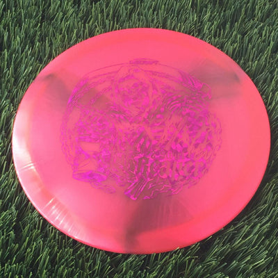 Discraft Elite Z Swirl Reaper with 2023 Ledgestone Edition - Wave 1 Stamp - 174g - Translucent Pink