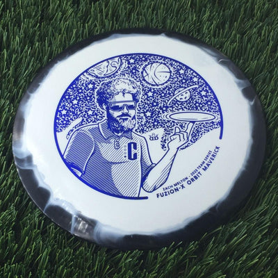 Dynamic Discs Fuzion-X Orbit Maverick with Zach Melton 2023 Team Series Stamp - 174g Black