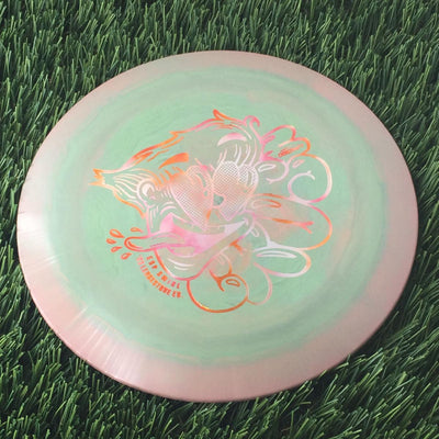 Discraft ESP Swirl Crush with 2023 Ledgestone Edition - Wave 2 Stamp - 174g Off Green