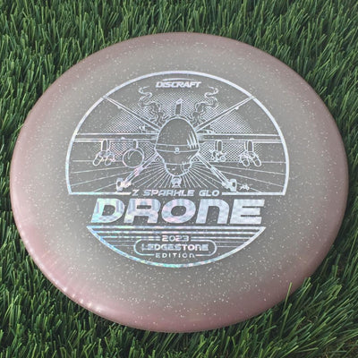 Discraft Elite Z Sparkle Glo Drone with 2023 Ledgestone Edition - Wave 2 Stamp - 177g Light Cream