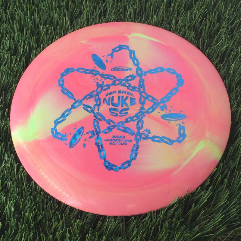 Discraft ESP Swirl Nuke SS with 2023 Ledgestone Edition - Wave 2 Stamp - 172g Bright Pink