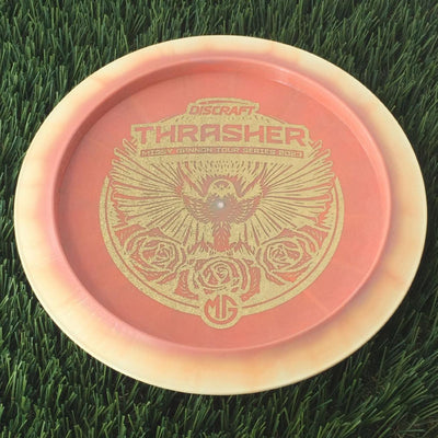 Discraft ESP Swirl Thrasher with Missy Gannon Tour Series 2023 Stamp - 174g Off Orange