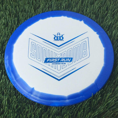 Dynamic Discs Supreme Orbit Sockibomb Felon with First Run Stamp - 176g Blue