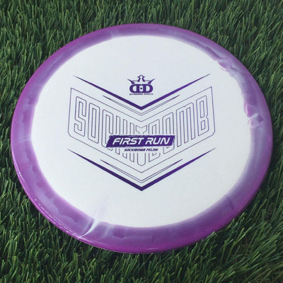 Dynamic Discs Supreme Orbit Sockibomb Felon with First Run Stamp - 176g Purple