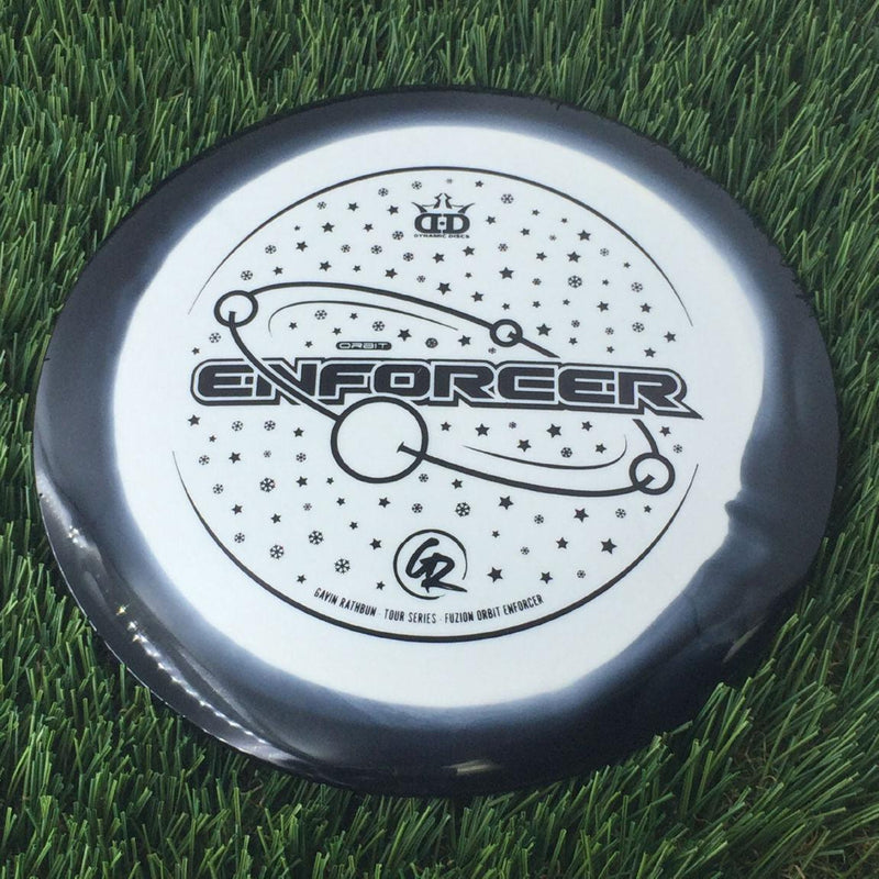 Dynamic Discs Fuzion Orbit Enforcer with Gavin Rathbun - Tour Series - 2022 Stamp - 175g Black