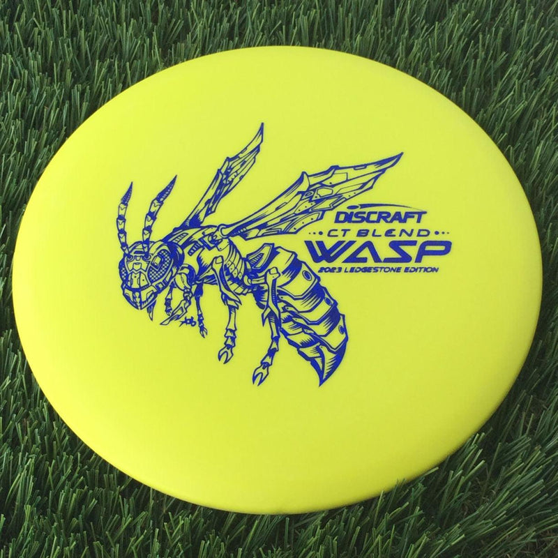 Discraft Crazy Tuff (CT) Blend Wasp with 2023 Ledgestone Edition - Wave 3 Stamp - 177g Muted Yellow