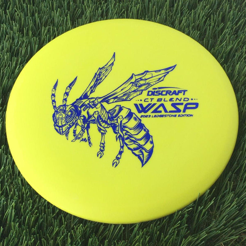 Discraft Crazy Tuff (CT) Blend Wasp with 2023 Ledgestone Edition - Wave 3 Stamp - 177g Muted Yellow