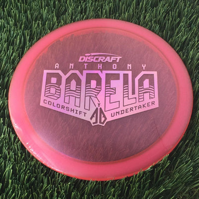 Discraft Elite Z Color Shift Undertaker with Anthony Barela Waves - AB Small Stamp - 172g - Translucent Pink