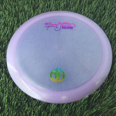 Discraft Elite Z Color Shift Thrasher with Missy Gannon Signature Team Discraft Co-Captain - MG Small Logo Stamp - 174g - Translucent Purple