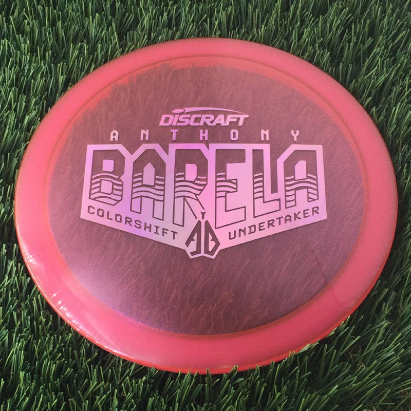 Discraft Elite Z Color Shift Undertaker with Anthony Barela Waves - AB Small Stamp - 172g - Translucent Pink