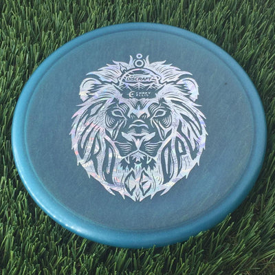 Discraft Metallic Z Zone with Corey Ellis European Open Champion Lion Stamp - 174g - Translucent Blue