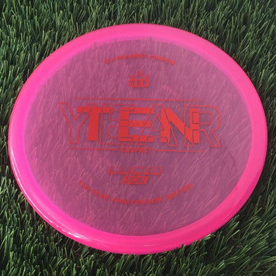 Dynamic Discs Lucid Ice Suspect with Ten Year Overlap Anniversary Edition Stamp - 174g - Translucent Pink