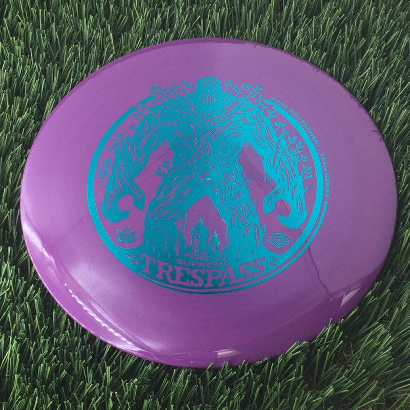 Dynamic Discs Supreme Trespass with Kona Montgomery Team Series 2024 Stamp - 175g Purple