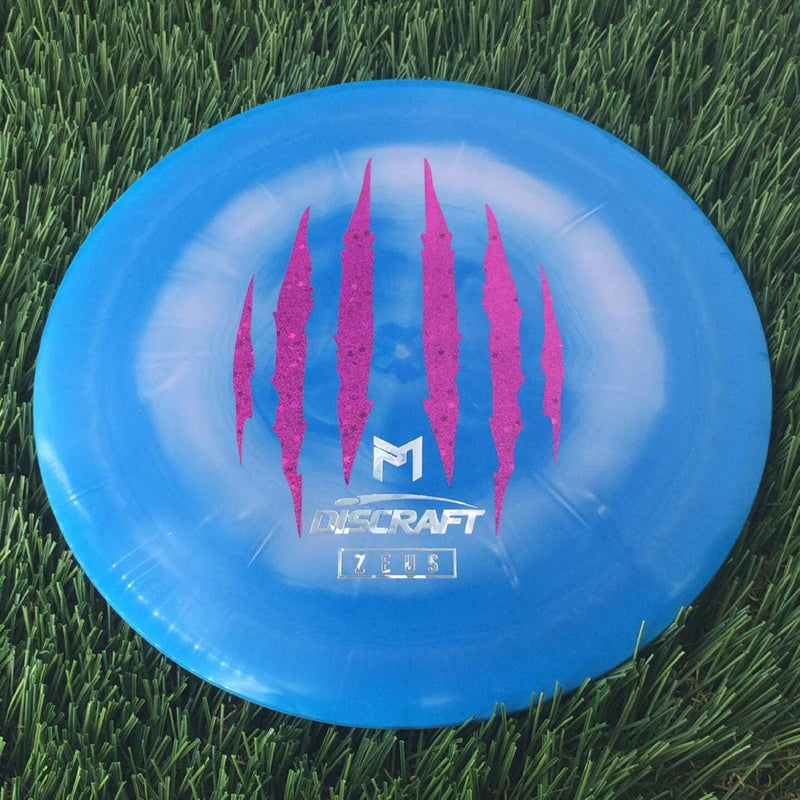 Discraft ESP Swirl Zeus with Paul McBeth 6X World Champ Claw Stamp - 173g Blue