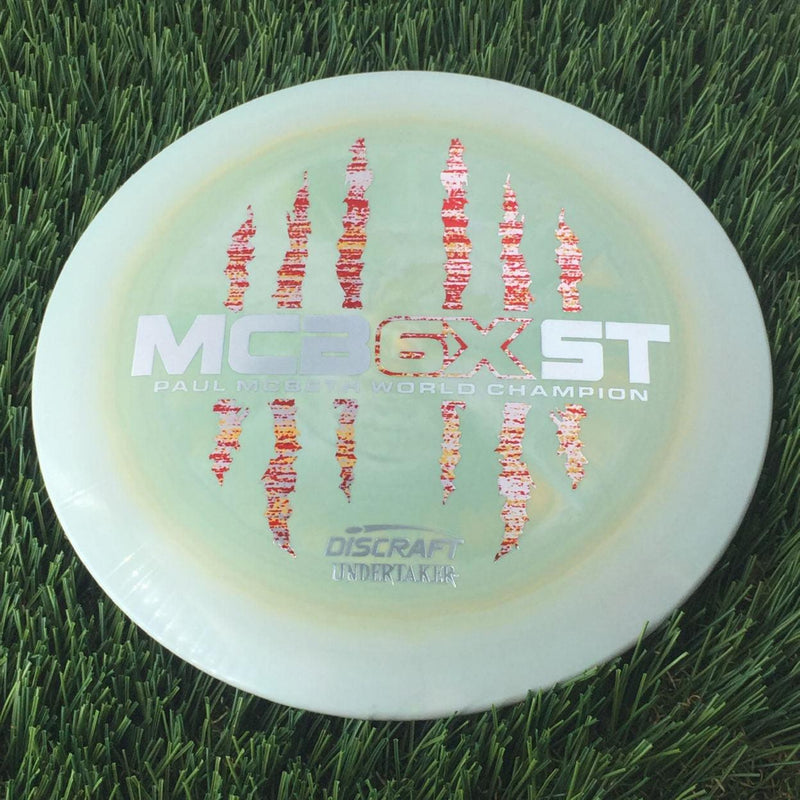 Discraft ESP Swirl Undertaker with McBeast 6X Claw PM World Champ Stamp - 173g Grey