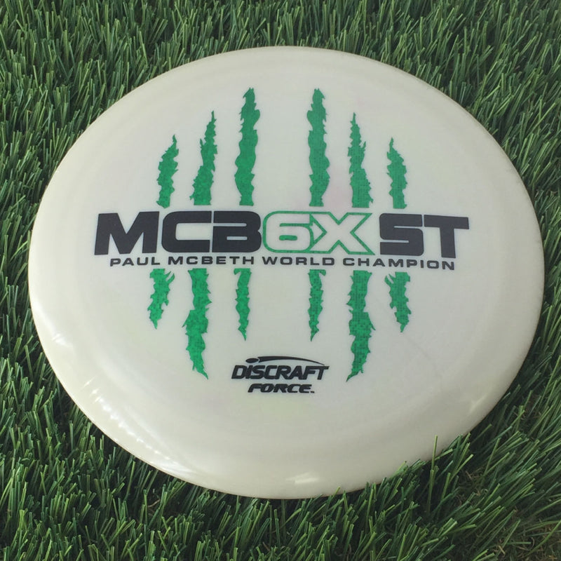 Discraft ESP Swirl Force with McBeast 6X Claw PM World Champ Stamp - 170g Light Brown