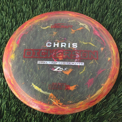 Discraft Jawbreaker Z FLX Buzzz with Chris Dickerson 2024 Tour Series Stamp - 180g - Translucent Orange