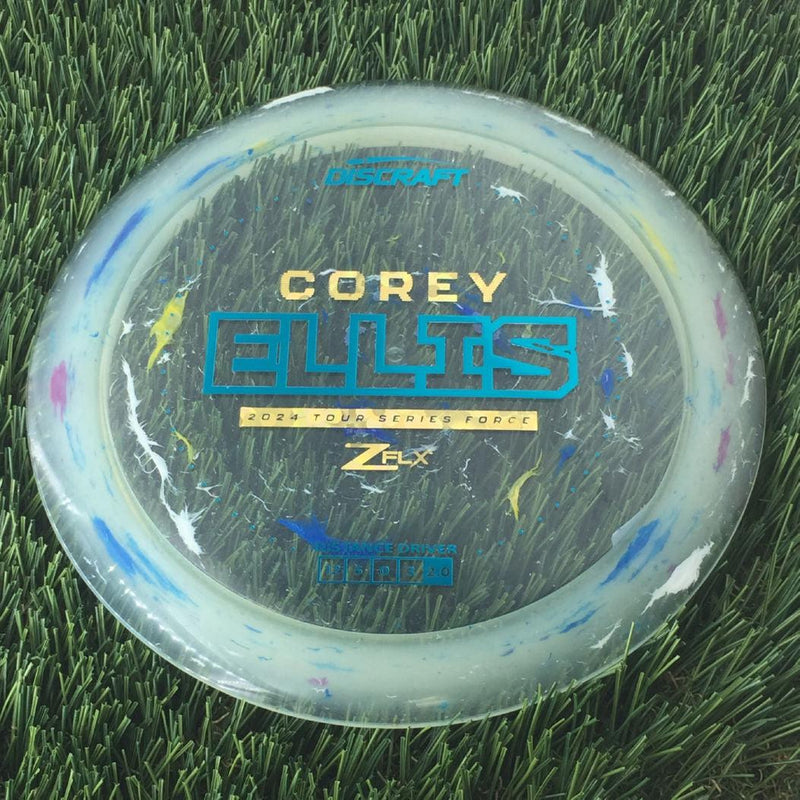 Discraft Jawbreaker Z FLX Force with Corey Ellis 2024 Tour Series Stamp - 174g - Translucent Clear