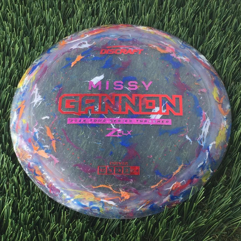 Discraft Jawbreaker Z FLX Thrasher with Missy Gannon 2024 Tour Series Stamp - 174g - Translucent Bluish Pink