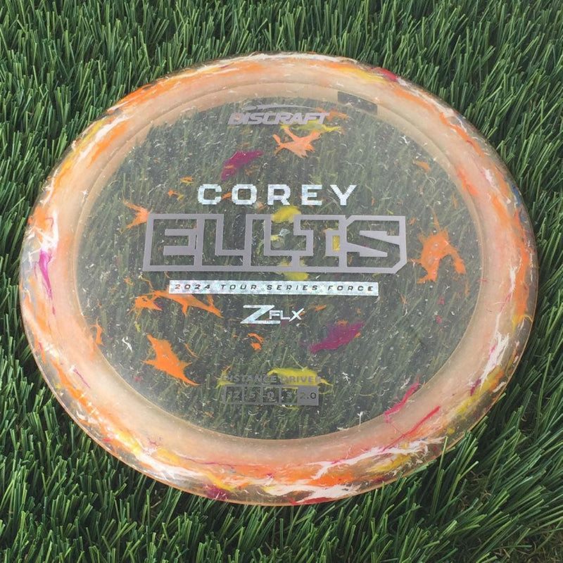 Discraft Jawbreaker Z FLX Force with Corey Ellis 2024 Tour Series Stamp - 174g - Translucent Orange