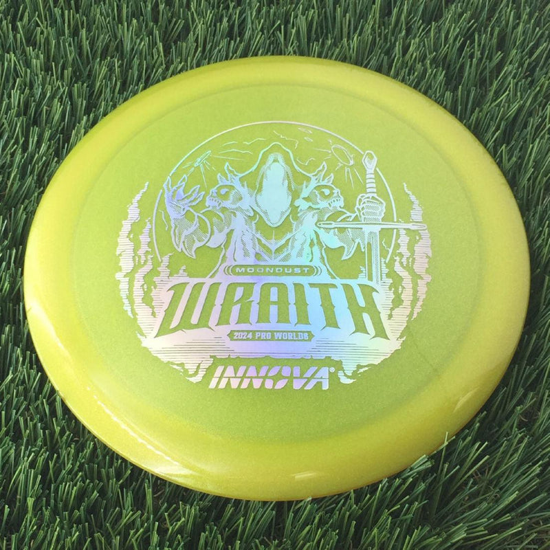 Innova Moondust Wraith with 2024 Pro Worlds Commemorative Stamp - 171g - Translucent Muted Yellow