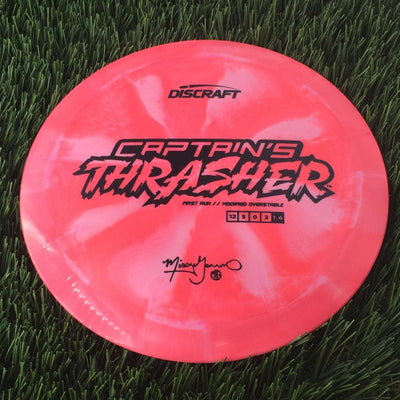 Discraft ESP Swirl Captain's Thrasher with First Run // Modified Overstable Missy Gannon Signature Stamp - 172g Pink