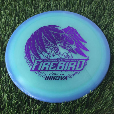 Innova Proto Glow Halo Champion Firebird with Nate Sexton 2024 Tour Series Stamp - 175g - Translucent Green