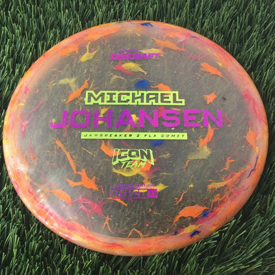 Discraft Jawbreaker Z FLX Comet with Michael Johansen Icon Team Limited Edition 2024 Stamp - 174g - Translucent Orange