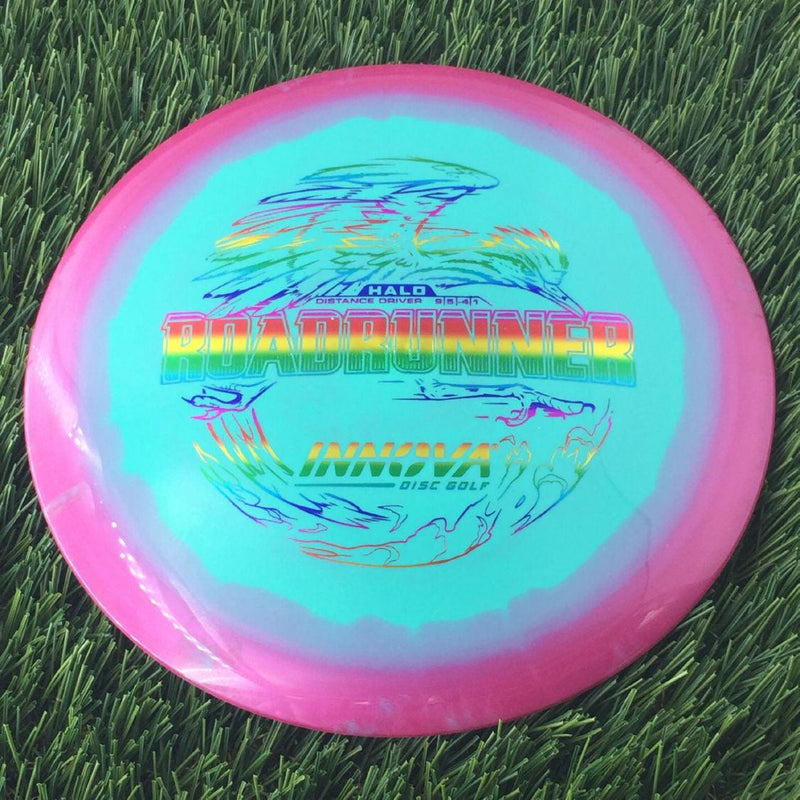 Innova Halo Star Roadrunner with Burst Logo Stock Stamp - 158g Turquoise Pink