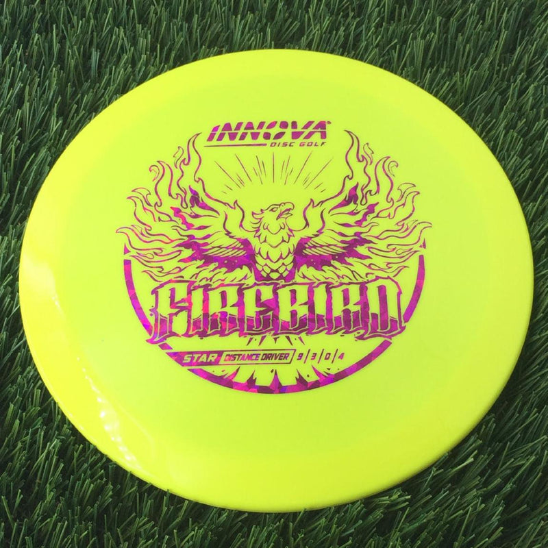 Innova Star Firebird with Burst Logo Stock Stamp - 170g Yellow