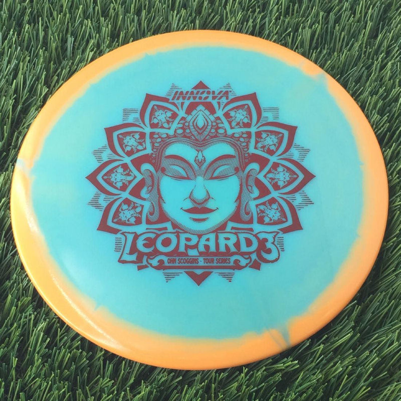 Innova Proto Glow Halo Star Leopard3 with Ohn Scoggins Tour Series 2024 Stamp - 175g Aqua Orange