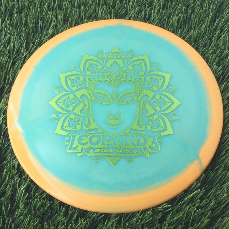 Innova Proto Glow Halo Star Leopard3 with Ohn Scoggins Tour Series 2024 Stamp - 175g Aqua Orange